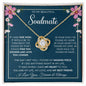 To My Beautiful Soulmate | I Love You, Forever & Always - Love Knot Necklace